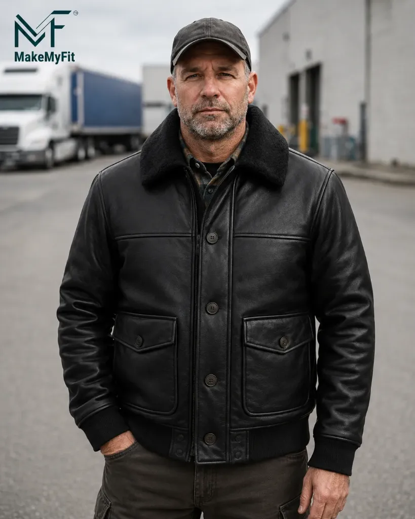 Trucker Leather Jacket